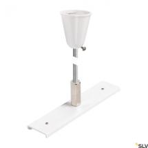  Kit susp plaque+ tige 1m blanc 