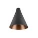  LALU CONE 15 Abat-jour noir 