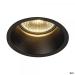  HORN GU10 ROND, NOIR MAT, MAX. 