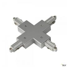  CONNECTEUR EN X, GRIS ARGENT 