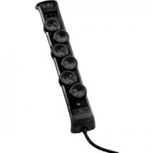  BLOC PF 6PC INT+TV+RJ45-1,5M N 