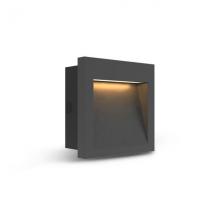  ENCASTRE MUR 3W IP65 90x90MM 