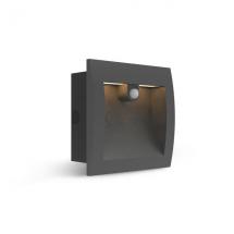  ENCASTRE MURAL 6W 140X140MM IR 