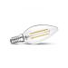  LED FIL COB FLAMME E14 4W 4KK 