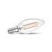  LED FIL FLAMME E14 2W 2700K 