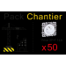 SQUARE LOT 50 PC BLC CHANT. 