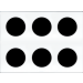  SQUARE PLAQUE BLC 2x3P 