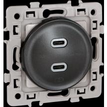  SQUARE charg. Dble USB C  VULC 