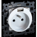  SQUARE Prise 2P+T + USB SILVER 