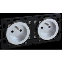  SQUARE PC 2x2P+T pr�cab. SILV 