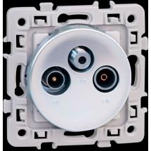  SQUARE TV-FM-SAT SILVER 