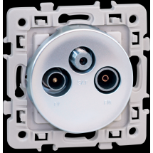  SQUARE TV-FM-SAT SILVER 