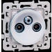  SQUARE TV-FM-SAT SILVER 