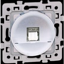  SQUARE RJ45 CAT5E GR.1 SILV 