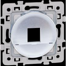  SQUARE PLASTRRJ45 KEYSTONE SIL 