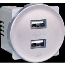  COMETE Dble USB SILVER 