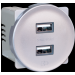  COMETE Dble USB SILVER 