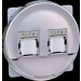  COMETE DbleRJ45Cat6Grd3SILVER 