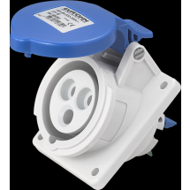  socle pris10 2P+T 16A IP44 