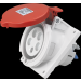  socle pris10 3P+N+T 32A IP44 