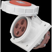  socle pris10 3P+T 63A IP67 