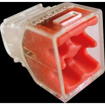  BORNES 4X2,5 ROUGE PAR 100 