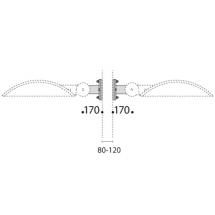  A0406/2-02 SUPP.DOUBLE POTEAUX 