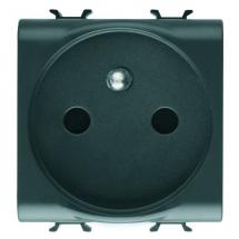  PRISE 2M 2P+T 16A STD FR NOIR 