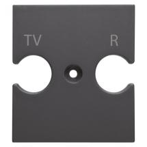  SUPPORT POUR PRISES TV/R CH-BK 