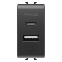  CHARGEUR DBLE USB A+C 5V 3A NO 