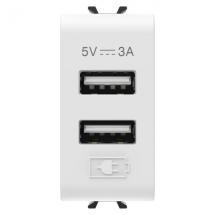  CHARGEUR DBLE USB A+A 5V 3A BS 