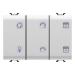 CLAVIER 6 CANAUX ET SYMB. KNX 