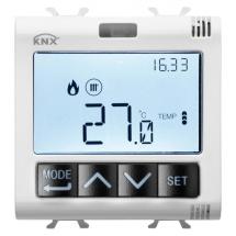  THERMOSTAT T+H KNX ENCASTRE BL 