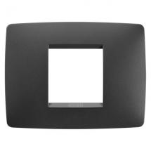  PLACCA ONE 2P NERO SATINATO 