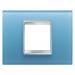  PLAQUE LUX 2P VERRE AIGUE-MARI 