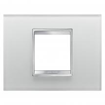  PLAQUE LUX 2P VERRE GLACE 