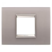  PLA LUX RECT. 2P VERRE GRIS 