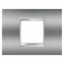  PLAQUE LUX 2P CHROME 