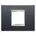  PLAQUE LUX 2P CUIR NOIR 