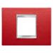  PLAQUE LUX 2P CUIR RUBIS 