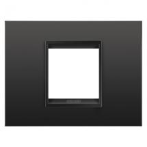 PLAQUE LUX 2P METAL NOIR SATIN 