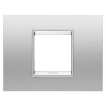  PLA LUX RECT. 2P MET GRIS 