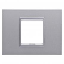  PLAQUE LUX 2P METAL TITANE MON 