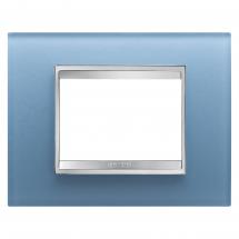  PLAQUE LUX 3P VERRE AIGUE-MARI 