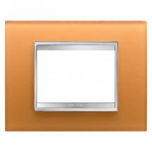  PLAQUE LUX 3P VERRE OCRE 