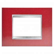  PLAQUE LUX 3P METAL RED GLAMOU 