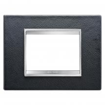  PLAQUE LUX 3P CUIR NOIR 