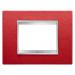  PLAQUE LUX 3P CUIR RUBIS 
