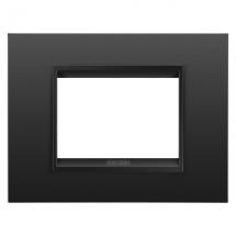  PLAQUE LUX 3P METAL NOIR SATIN 