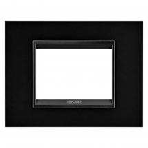 PLAQUE LUX 3P METAL NOIR MONOC 